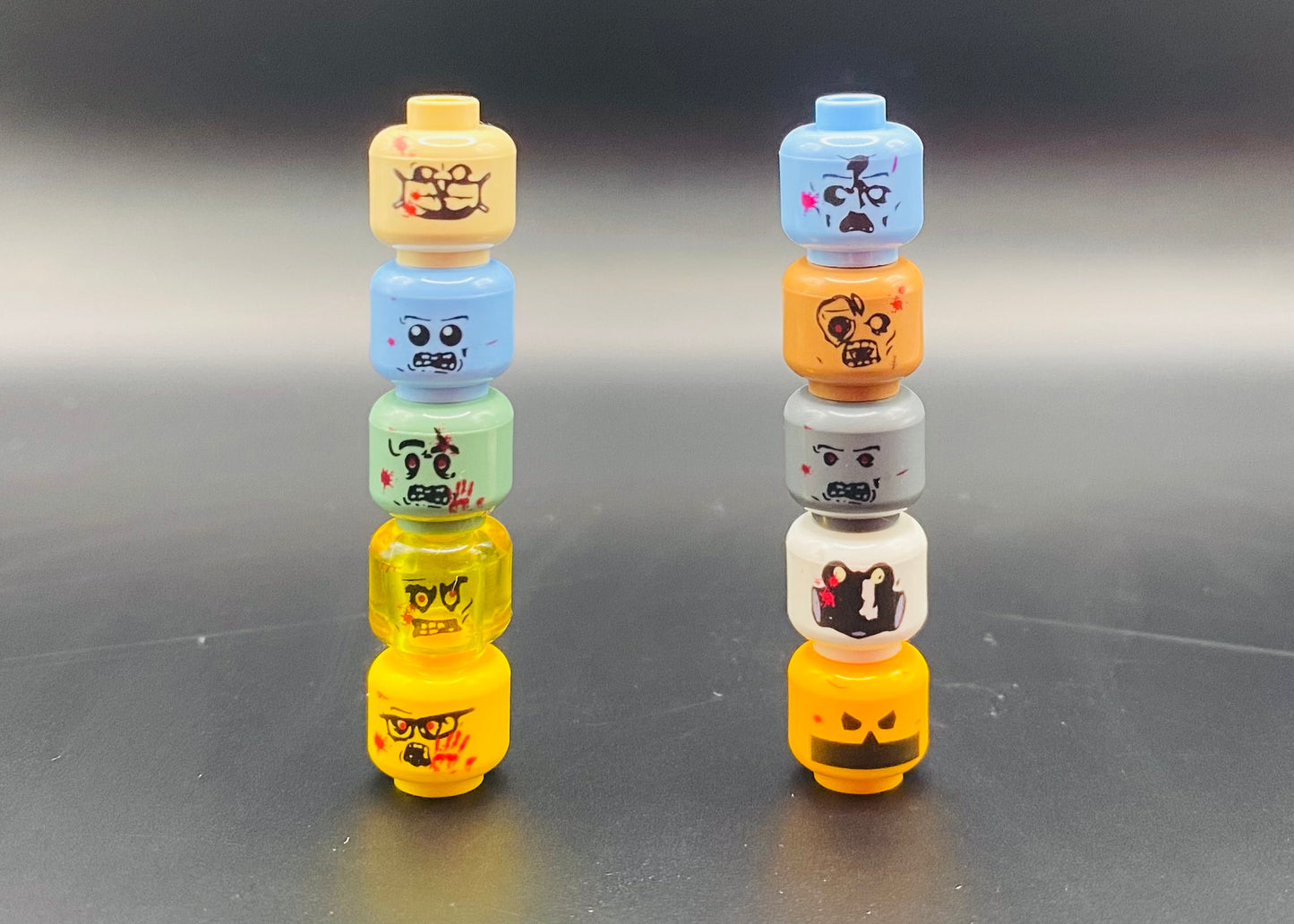 Colored zombie headpack