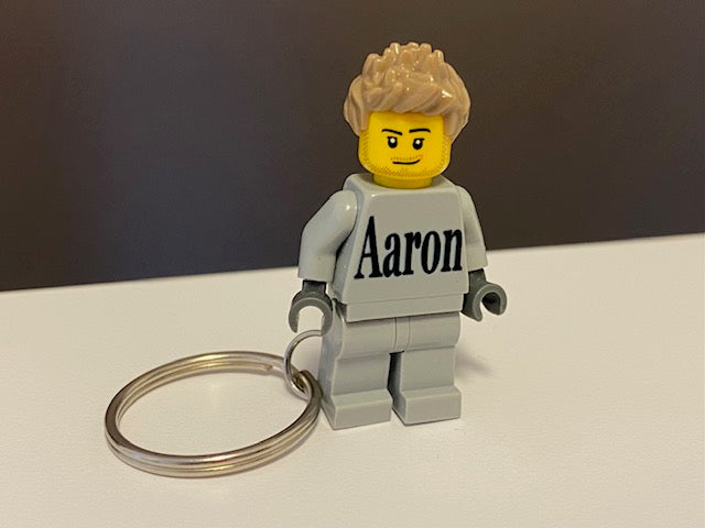 Custom keychain minifigure